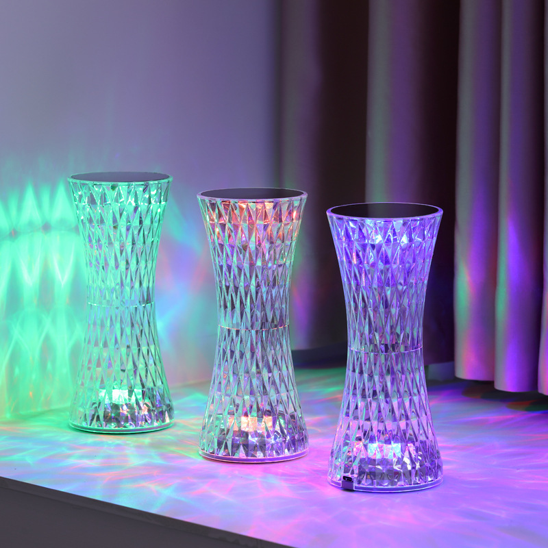 Decor Lighting Lamps - Kryształowe lampki nocne na stolik, akrylowe