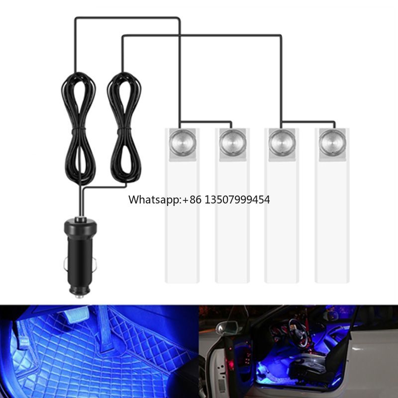 Decor Lighting Lamps - Lampka Atmosferyczna do Samochodu 12 V,