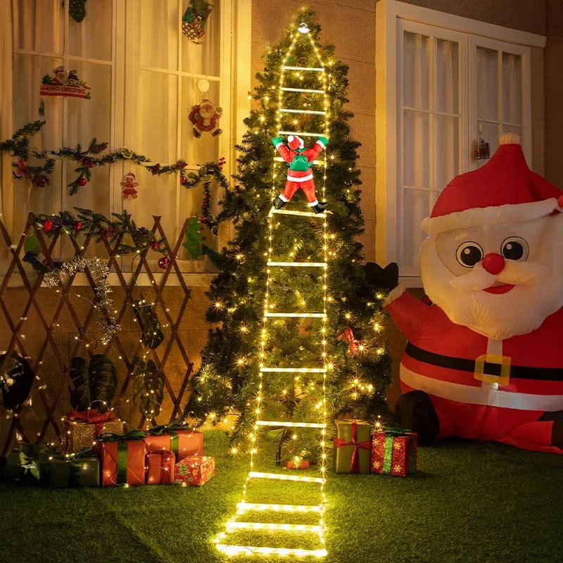 Lighting Christmas Decor - Świąteczne lampki LED, dekoracyjna drabinka świetlna