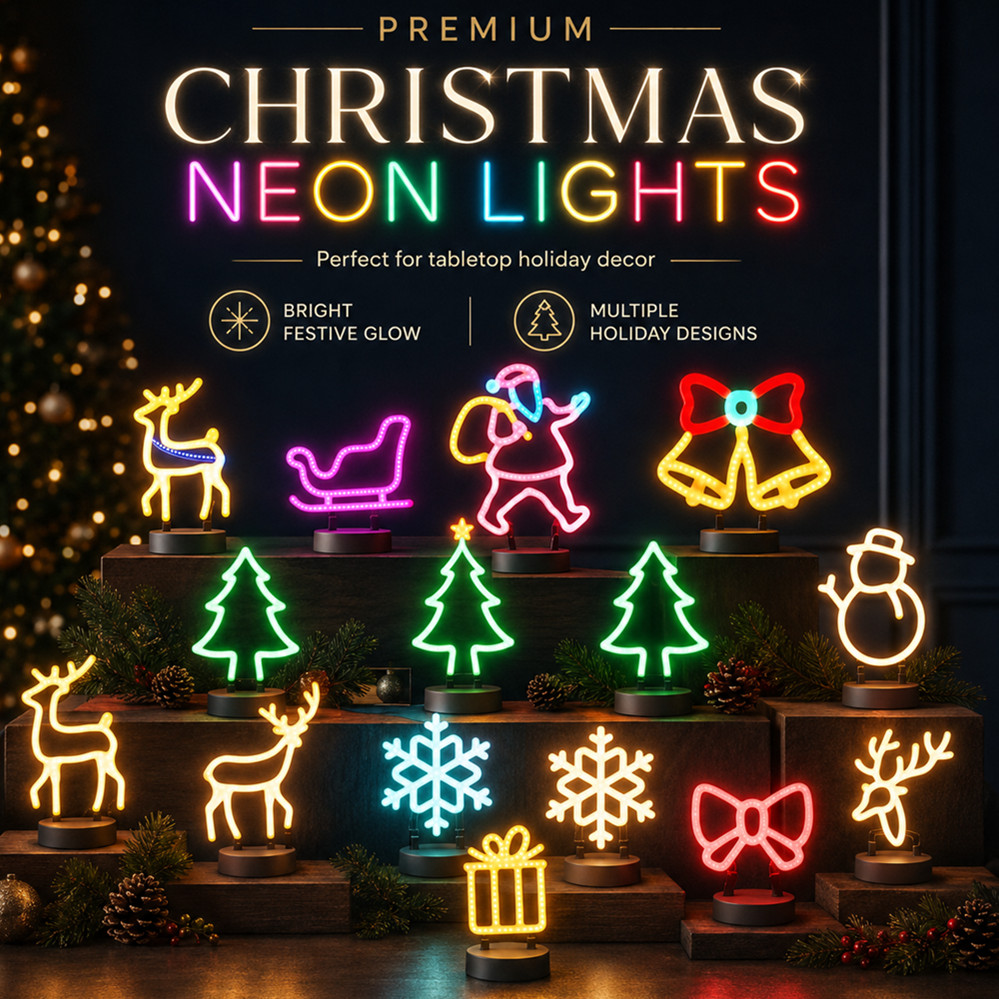 Lighting Christmas Decor - Świąteczna dekoracja LED Neonowy znak świetlny