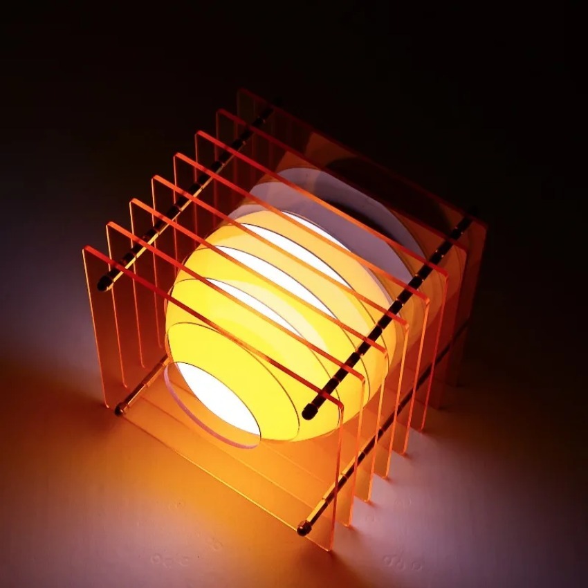 Lighting Decoration Ideas - Lampa Księżyc DIY Akrylowa Lampa z