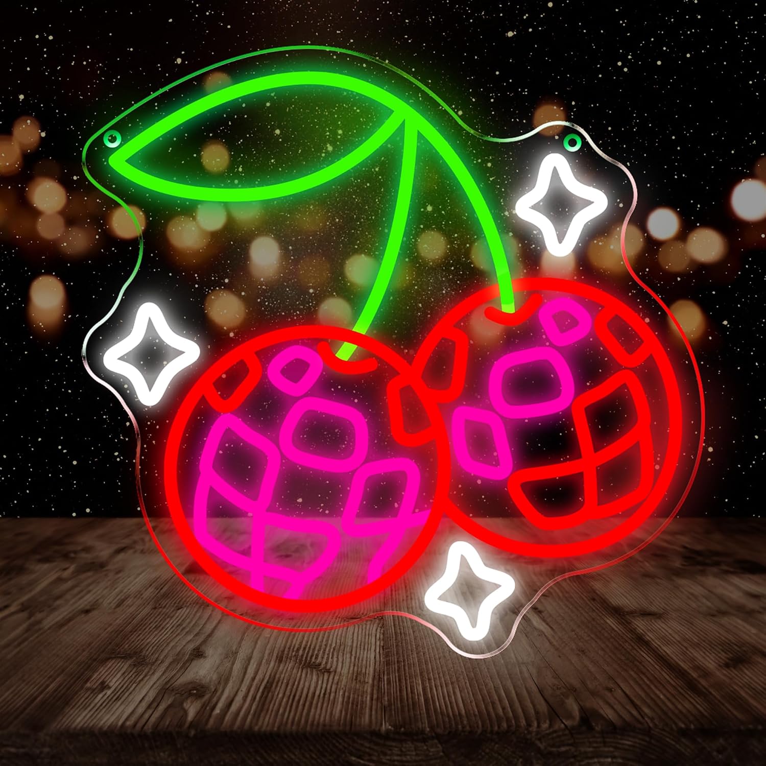 Lighting Christmas Decor - Lampa neonowa w kształcie kuli disco